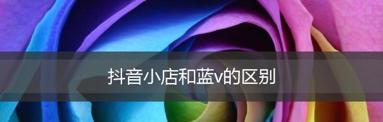 抖音小店蓝V有什么用（蓝V的含义）
