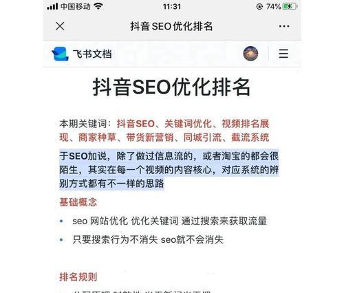 福建抖音SEO如何优化？有哪些有效的优化策略？